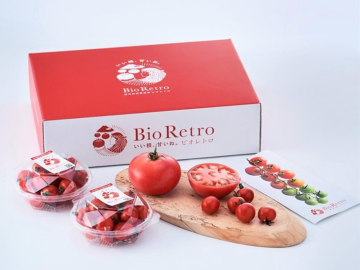 ビオレトロ（高糖度トマト）：ブランディング・デザインの画像